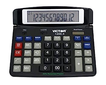 【中古】1200-4 Business Desktop Calculator, 12-Digit LCD (並行輸入品)