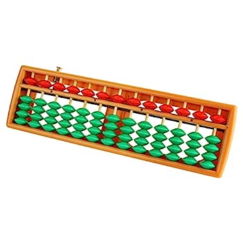 【中古】Larcele ビーズ 算数 アバカス リセットボタン 学用品 子供用 13列 SP-02 (イエロー3)