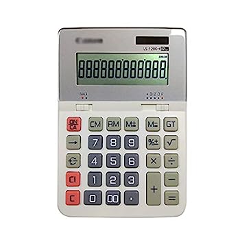 【中古】携帯型 学習机とっ始め数えること機、12桁の大きな画面見せびらかす、大型名取り草、蓄電池お日さま独居室、分かりやすいな青、執務室学院 差し上げ物 (Color : Lig
