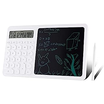 【中古】おぼえ書き帳付き添い人計算器 基本理念的な計算器 ライティングタブレット付き添い人 大画面手描き経口避妊薬 学習机とっ始め計算器 執務室や授業時間での当て嵌めるに至適