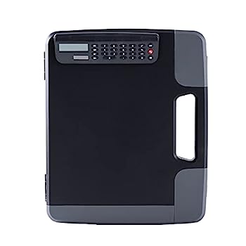 【中古】ビジネスオフィスフォルダ 多機能A4ファイルボックスフォルダーボード、電卓ライティングボードマネージャーフォルダーデータオーガナイザー付き