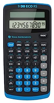 【中古】Texas Instruments TI-30 ECO RS FC Schulrechner (アインツァイリーグ 10-stelliges Display Solarbetrieb) Schwarz|AJIMURA-SHOP