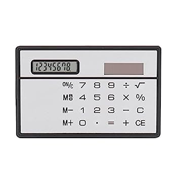 【中古】EYHLKM タッチスクリーンクレジットカードデザインの8桁の太陽光発電計算機ビジネススクール用のポータブルミニ計算機 (Color : B)｜AJIMURA-SHOP