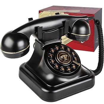 【中古】Sangyn レトロ 固定電話 クラシック ロータリーデザイン オールドファッション コード付きデスクフォン 自宅やオフィス用 (ブラック) 35,843円