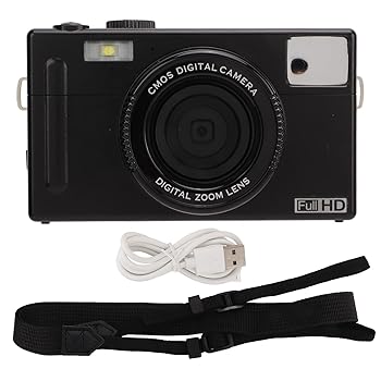 【中古】デジタルカメラ、 24MPコンパクトミラーレスカメラ 16倍デジタルズーム付き1080PFHDミニビデオカメラ、 3InLCDディスプレイVloggingCamer キッズ｜AJIMURA-SHOP