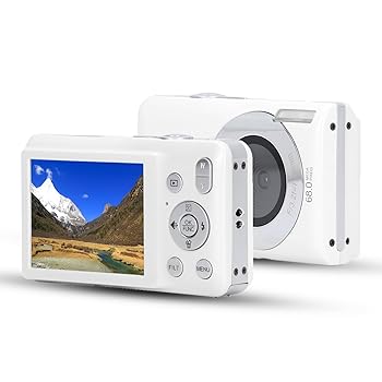 【中古】デジタル写真機、8K 固定ディスク 68MP 2.7in見せびらかす画面、16Xズームオートフォーカスタイマー映画化ポートレートセルフィービデオ録画ポータブルデジタルカ