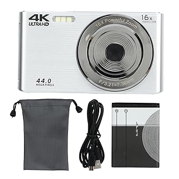 【中古】OKJHFD デジタルカメラ、16X デジタルズームカメラ 2.8 インチスクリーン 4K 44MP 耐衝撃性プラスチックハウジング HD カメラ写真撮影用子供、人 15,198円
