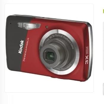 【中古】Kodak EasyShare M531 14MP 3x Optical/5x Digital Zoom HD Camera (Red/Black) - One Touch Sharing! by Kodak 55,835円