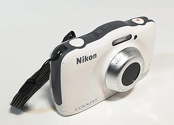 【中古】Nikon デジタルカメラ S32 防水 1300万画素 ホワイト S32WH｜AJIMURA-SHOP