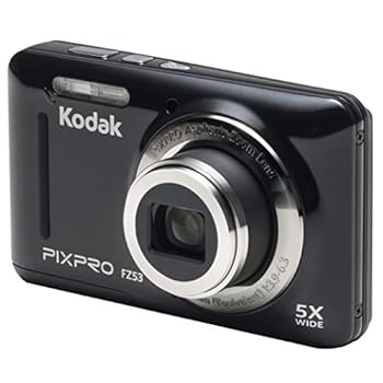 【中古】Kodak PIXPRO Friendly Zoom FZ53 16 MP Digital Camera with 5X Optical Zoom and 2.7 LCD Screen (Black) by Kodak
