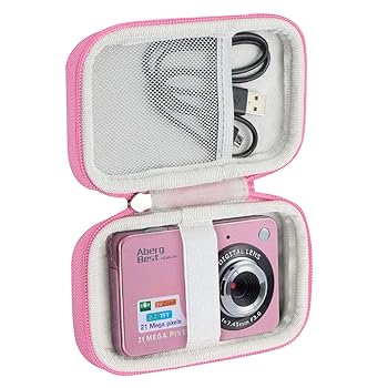 【中古】Khanka ハードトラベルケース AbergBest 21メガ絵素 2.7in LCD申し受ける式固定ディスクデジタル写真機用