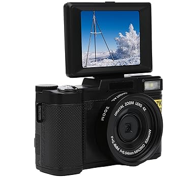 【中古】Vbestlife 3インチLCDスクリーンデジタルカメラ180度回転2.7K48MP カメラ（自動フラッシュ付き）｜AJIMURA-SHOP