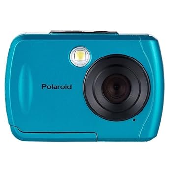 【中古】Polaroid IS049 HD 防水 16MP デジタルカメラ、2.4インチLCDディスプレイ、ポータブルハンドヘルドアクション防水デジタルカメラ、ティール