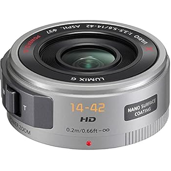 【中古】Panasonic LUMIX G X VARIO PZ 14-42/3.5-5.6 ASPH./POWER O.I.S. ｼﾙﾊﾞｰ(H-PS14042ｰS)