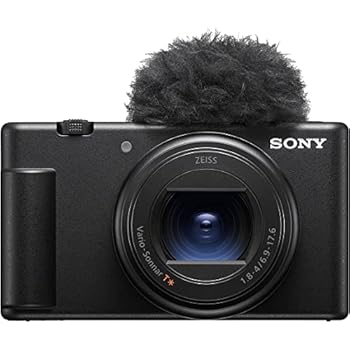 【中古】SONY(ソニー) コンパクトデジタルカメラ VLOGCAM Vlog用写真機 ZV-1II 上半身 気流映写幕嘱する 18-50粍 F1.8-4.0 望遠レンズ 黒いこと