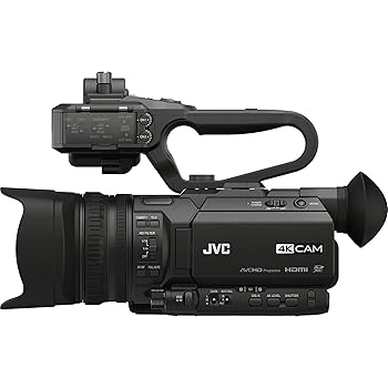 【中古】JVC GY-HM170U Ultra 4K HD 4KCAM Professional Camcorder & Top Handle Audio Unit by JVC|AJIMURA-SHOP