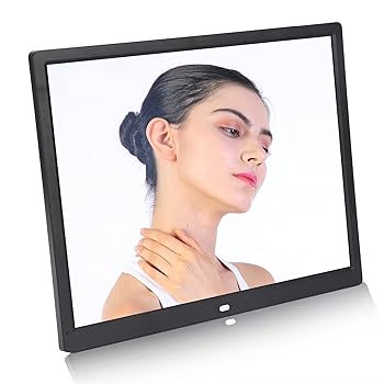 【中古】15インチデジタルフォトフレーム 1024x768 HD LEDスマートデジタルフォトディスプレイ 時計カレンダー目覚まし時計機能 MP3 MP4画像のサポート｜AJIMURA-SHOP
