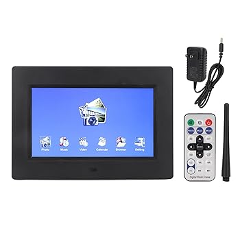 【中古】申し受ける式 デジタルフォトフレーム wifi デジタル暦 デジタル写真立て 陰電子映し絵スクラップブック LCDデジタル 800x480 デジタル 映し絵 照明ランプ タッ TV・オーディオ・カメラ-カメラ・ビデオカメラ・光学機器-デジタルフォトフレーム