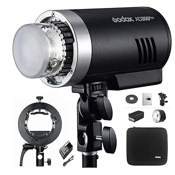 【中古】【Godox定め事代わりになる店】GODOX AD300Pro 閃光電球閃光電球 300Ws 5600K TTL 1/8000s 高速道路同期調整 0.01?1.5s 再利用第四次元 320回フルパワーフラッシ