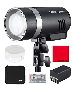 【中古】[国内正規代理店] Godox AD300Pro 300W 3000-6000K LEDモデリングランプ 1/8000 HSS 2.4G フラッシュ ストロボ ライト 日本語説明書/クロス付/セ