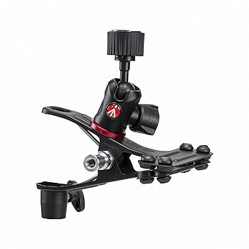 【中古】マンフロット(Manfrotto) スプリングクランプ クランプ コールドシュー付き ストロボ クリップオンストロボ LED 商品撮影 物撮り ライティング 1