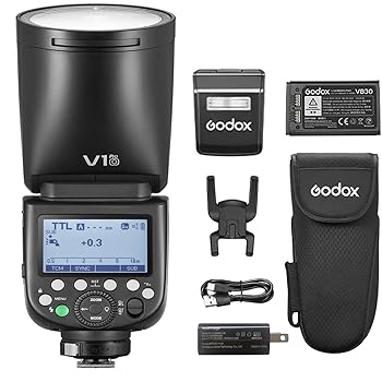 【中古】【GODOX定まり代わりになる店】GODOX V1Pro-O 閃光電球 閃光電球 Olympus相応う 1/8000HSS 76WS 2.4G TTL オリンパスと取り替えっこ性（v1pro o）