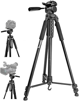 【中古】75インチ プロフェッショナル 高耐久 3ウェイ パンヘッド三脚 Canon XA20 XA25 XH-A1 XH-A1S XH-G1 XL-1S XL1 XL2 XL-H1 GL2 GL1 XM2 XM1 PMW-20