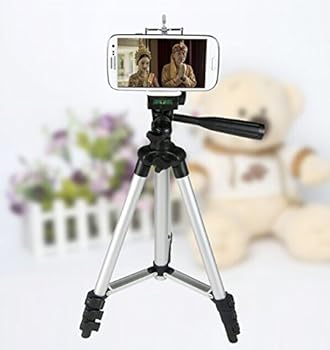 【中古】windykids 三脚 ビデオカメラ ミニ コンパクト スマホ 一眼レフ用 デジカメ 三脚ケース tripod-002 シルバー