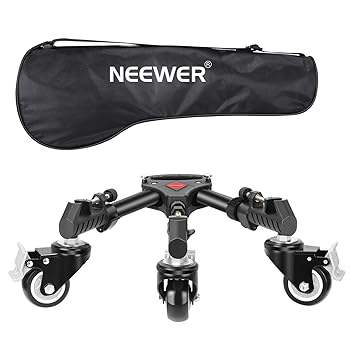 【中古】NEEWER 撮影写真用三脚ドリー 高耐久 最大荷重22.68kg三脚ホイール/3\