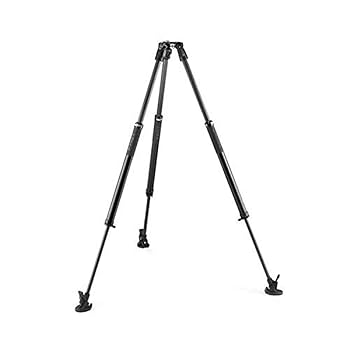 【中古】Manfrotto 635 弾丸道路単三三脚 炭素衣料繊維三脚 デジタル一眼一眼レフ写真機 牢固たる 軽さ ブロガー 炭素 ブログ装置 YouTube装置用