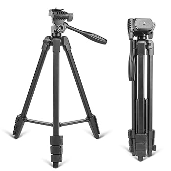 【中古】DSFHKUYB 軽量三脚53.5インチ/ 136cm、旅行/ビデオ/電話/カメラ付き三脚スタンド