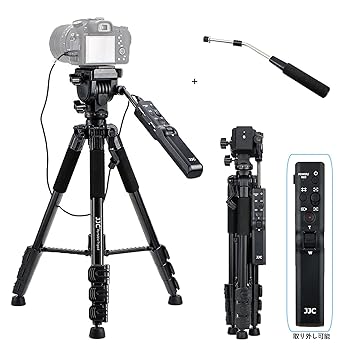 【中古】JJC ビデオカメラ三脚 リモートコントロール三脚 ソニー VCT-VPR1 交換用 リモコン 付き Sony α7RV α7IV FX30 A1 A7RIV A7RIII A7RII A7R A7II|AJIMURA-SHOP