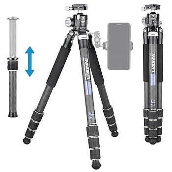 【中古】炭素衣料繊維 三脚架 - INNOREL CT75C 専門的 旅する用三脚 デジタル一眼一眼レフ写真機用 高耐久 照明ランプ 1.1in/28粍 熱電子管