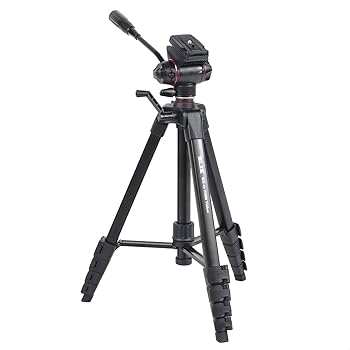 【中古】SLIK カメラ/スマホ三脚 GX-m 7500 VIDEO スマホホルダー一体型クイックシュー ビデオ撮影用雲台 全高176cm 耐荷重1.5kg 5段 レバーロック 専用