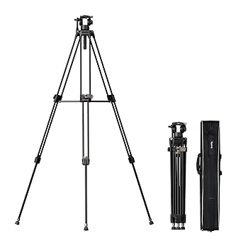 【中古】SmallRig アルミニウム合金三脚キットAD-80 【耐荷重8kg 高さ87~191cm】 ビデオ雲台 ビデオ撮影 カメラ用三脚 4163