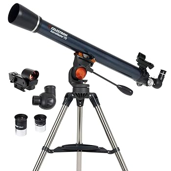 【中古】【国内決まり品】 CELESTRON 天体望遠鏡 アストロマスター70AZ カメラ・ビデオカメラ・光学機器-TV・オーディオ・カメラ-天体望遠鏡
