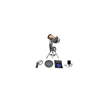 【中古】Celestron NexStar 6 SE シュミットカセグレイン 電子計算機望遠鏡 暗視閃光電球点火装置 スカイマップブック 1.25in お月さま水漉し