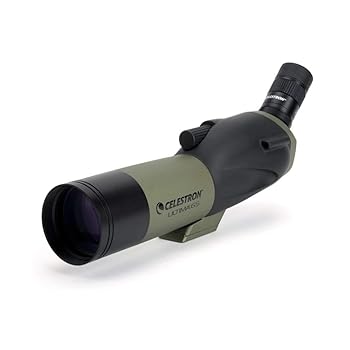 【中古】Celestron ? Ultima 65 角度付きスポッティングスコープ ? 18-55倍ズーム接眼レンズ ? マルチコート光学機器 バードウォッチング 野生動物 景