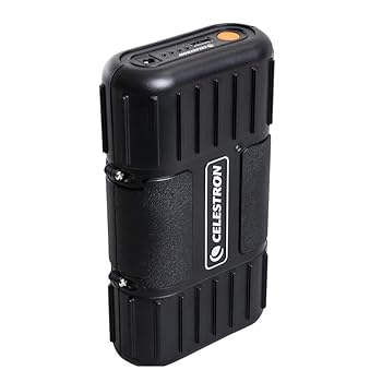 【中古】Celestron - PowerTank リチウム LT 望遠鏡用バッテリー - 充電式ポータブル12V電源 コンピューター式望遠鏡用 - 8時間容量/73.3Wh - USBポート1