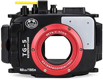 【中古】Seafrogs WPC-TG5 防水ハウジングケース 水中ダイビング 195フィート/60m オリンパス TG-5カメラ用(ハウジング+レッドフィルター)｜AJIMURA-SHOP