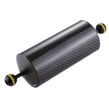 【中古】MEI1JIA QUELLIA 10.8インチ27.5センチメートル長さ直径80mmデュアルボールカーボンファイバー浮動アーム、ボール径：25ミリメートル、浮力：900