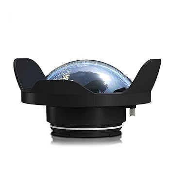 【中古】Seafrogs WA005-B 光学アクリル 40m/132フィート 6インチ 広角ドームポート 魚眼広角レンズ 防水カメラケース用 (D90mm L40mm)