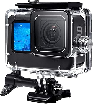 【中古】F1TP For Gopro 12/ Gopro 9 /Gopro 10/Gopro11 Black用の防水防塵保護ケース[撮影フォグ化防止保護、HDガラスレンズ]防水ハウジングケース|水深
