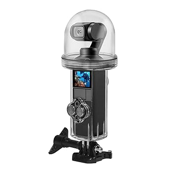 【中古】防水ハウジングケース DJI Osmoポケット用 60m/196.8フィート 保護水中ダイビングハウジングシェル サーフィン、ダイビング、水泳用アクションカ