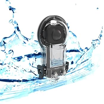 【中古】MAXOLA Insta360 X3専用パノラミックアクションカメラは、防水ケース保護ケースによる水中撮影に対応