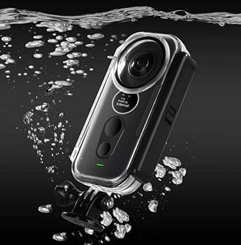 【中古】Insta360 ONE X 専用 防水ケース/ダイブケース 30M 水中保護ボックス ダイビングプロテクトフレーム 360 パノラマカメラアクセサリー