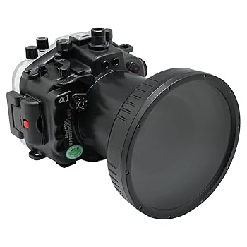【中古】Sony A1用標準尺度水中ハウジングと、ガラスフラットロングポートと標準尺度木目細か界面が嘱するしています。