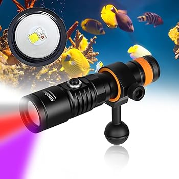 【中古】ORCATORCH D710V 2000lm 水中映像媒体ともし火 白いこと 赤いこと 相撲取り草 3色 120度広々とした光線 アクアラング懐中照明ランプ 飛び込み競技第八芸術 フィ