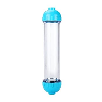 【中古】浄水フィルター 1ピースT33水フィルターカートリッジハウジング DIY T33逆浸透システムのためのシェルフィルターボトル2pcs継手水浄水器