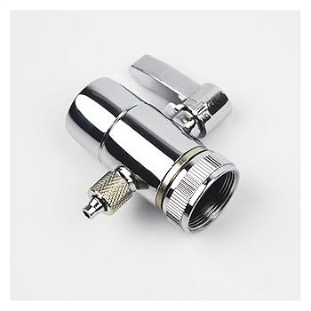 【中古】浄水フィルター 蛇口アダプターのDiverterの弁のカウンター上の水フィルター1/4インチの管のコネクター浄水器システム
